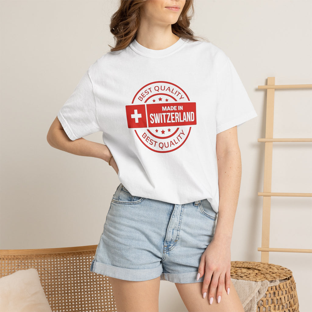 Made in Switzerland T-Shirt – Swiss Quality Graphic Tee