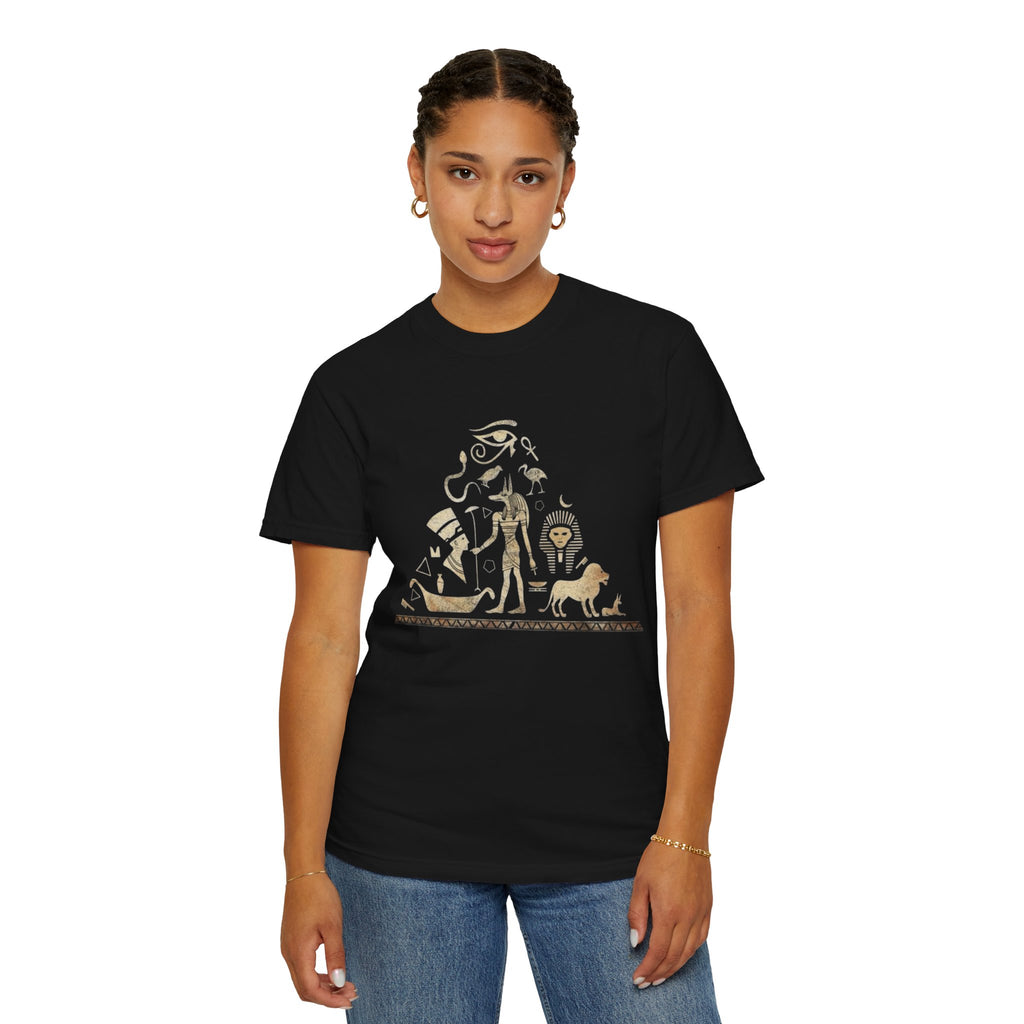 Egyptian Eye T-Shirt — Horus Eye & Ankh Mythology Graphic Tee
