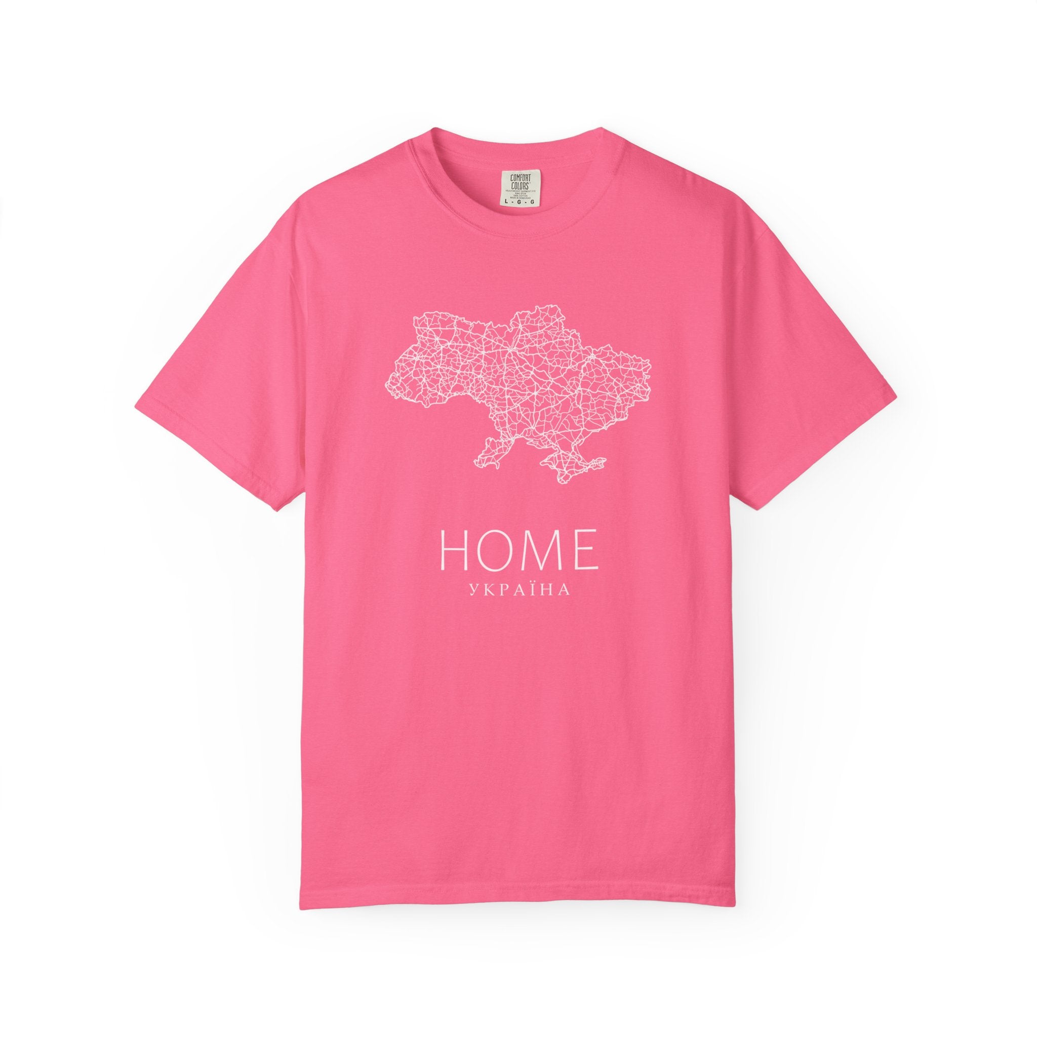 T-Shirt — "HOME Ukrain" Map Graphic Tee
