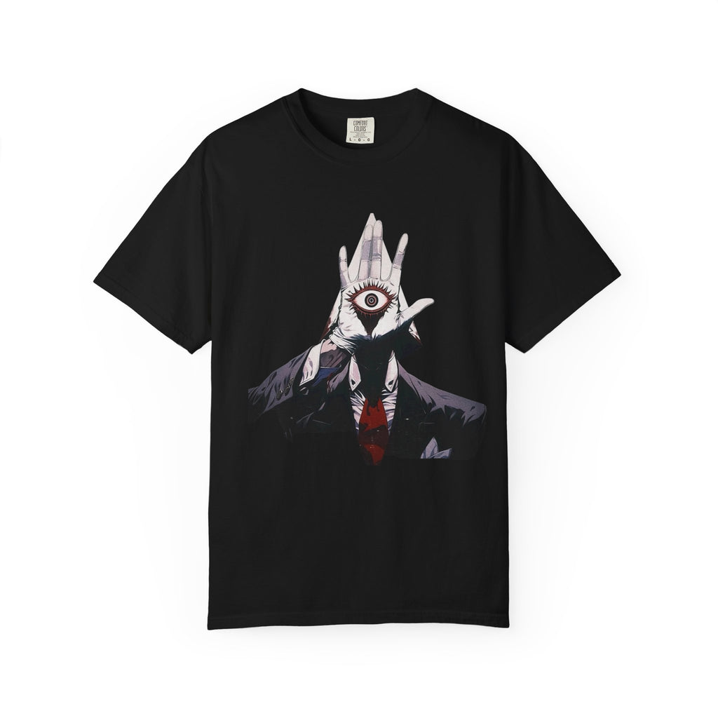 Occult Eye Graphic T-Shirt — All-Seeing Hand Illustration