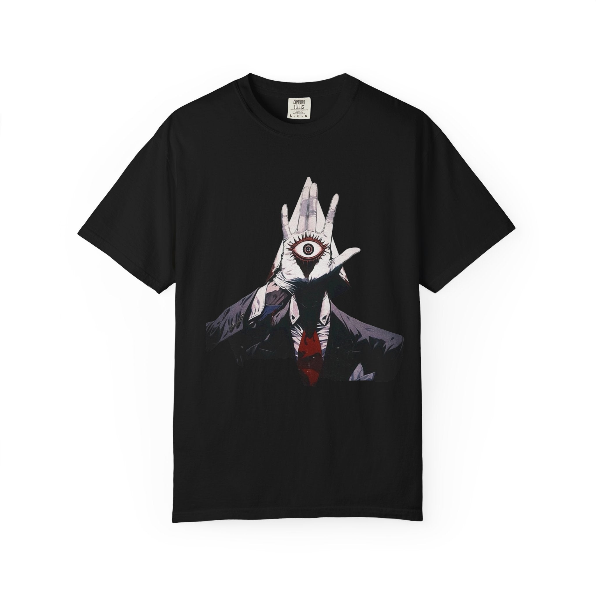 Occult Eye Graphic T-Shirt — All-Seeing Hand Illustration