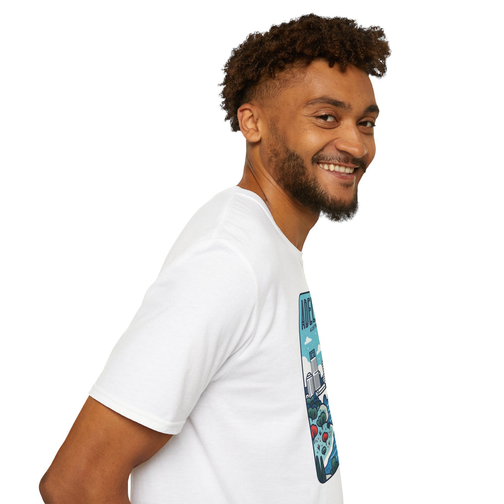 Adelaide Australia skyline graphic T-Shirt | City travel souvenir tee