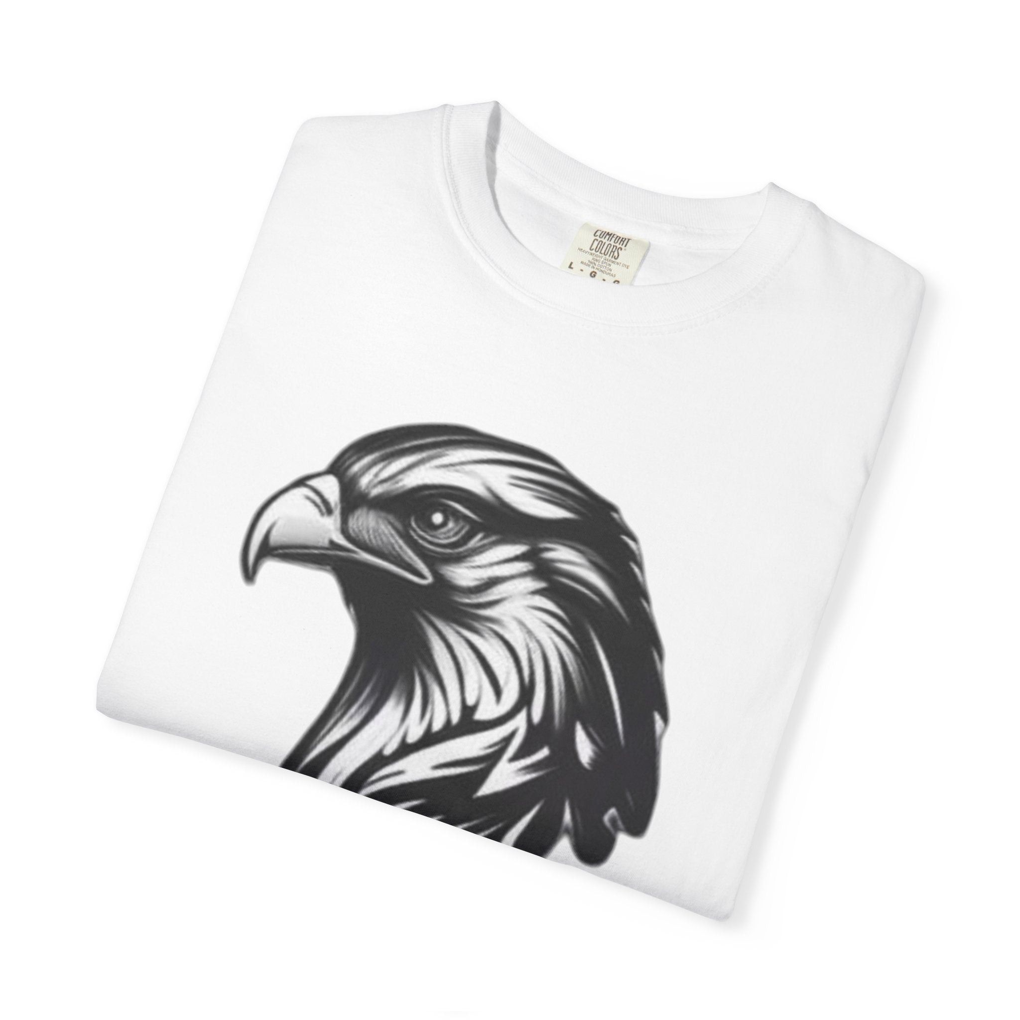 Eagle Graphic T‑Shirt — Majestic Black Eagle Head & Spreading Wings Tee