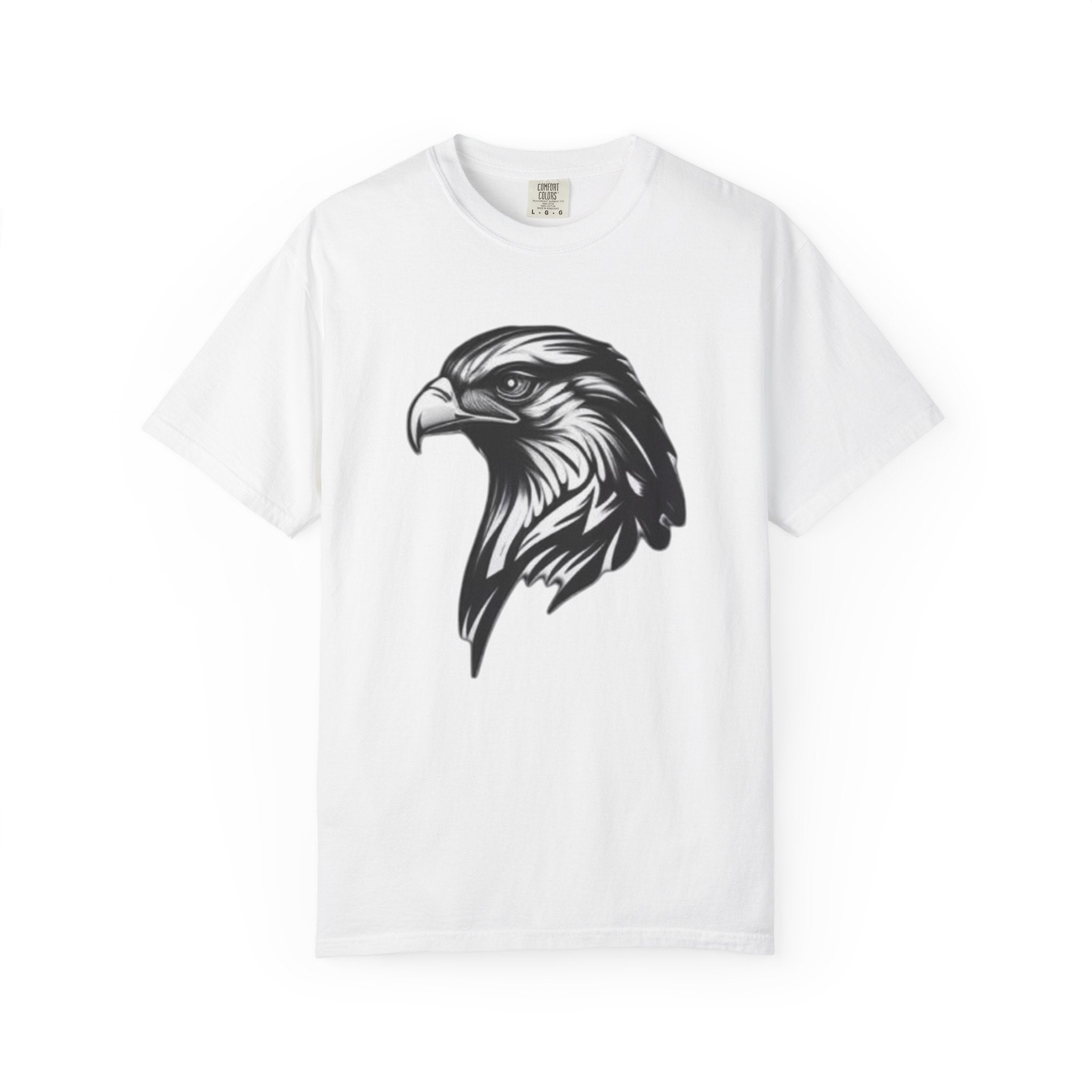 Eagle Graphic T‑Shirt — Majestic Black Eagle Head & Spreading Wings Tee
