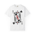Queen of Clubs Graphic T‑Shirt — Playing Card Design