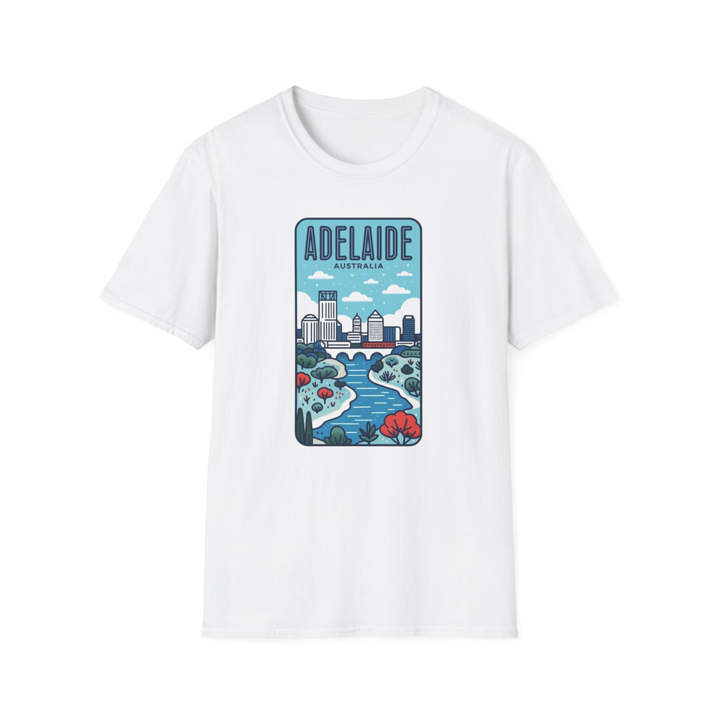 Adelaide Australia skyline graphic T-Shirt | City travel souvenir tee