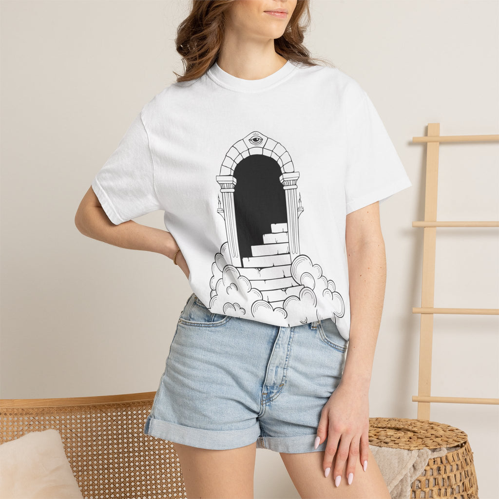 T-Shirt - Stairway to the Clouds Archway Illustration