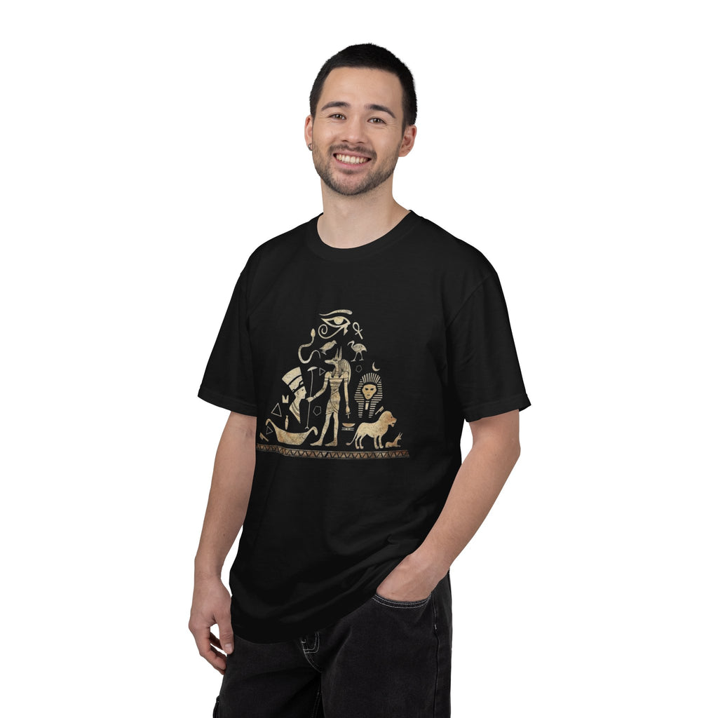 Egyptian Eye T-Shirt — Horus Eye & Ankh Mythology Graphic Tee