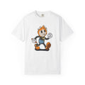Flame-Head Retro Cartoon T-Shirt