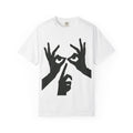 Hand Gesture Graphic T-Shirt — Optical Hands Silhouette Tee