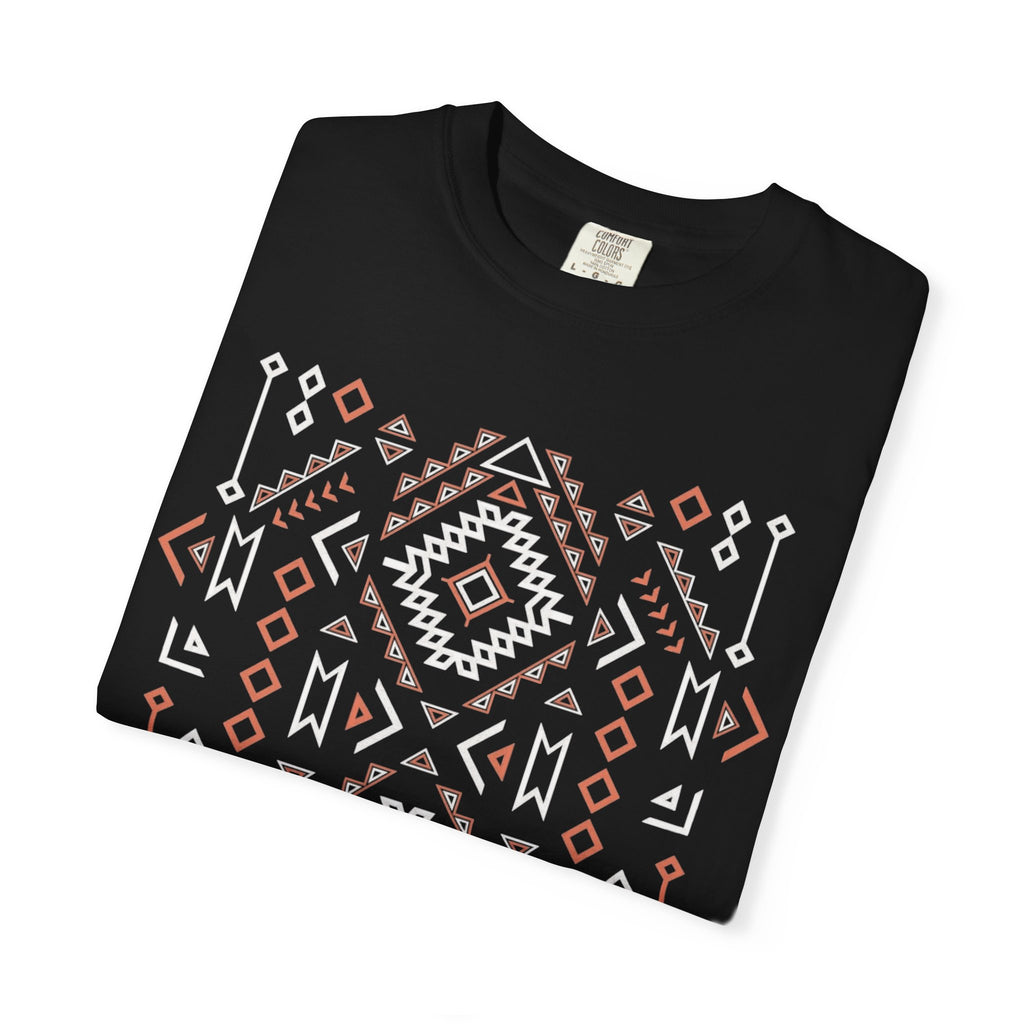 Aztec Geometric Tee — Southwestern Tribal Pattern T-Shirt