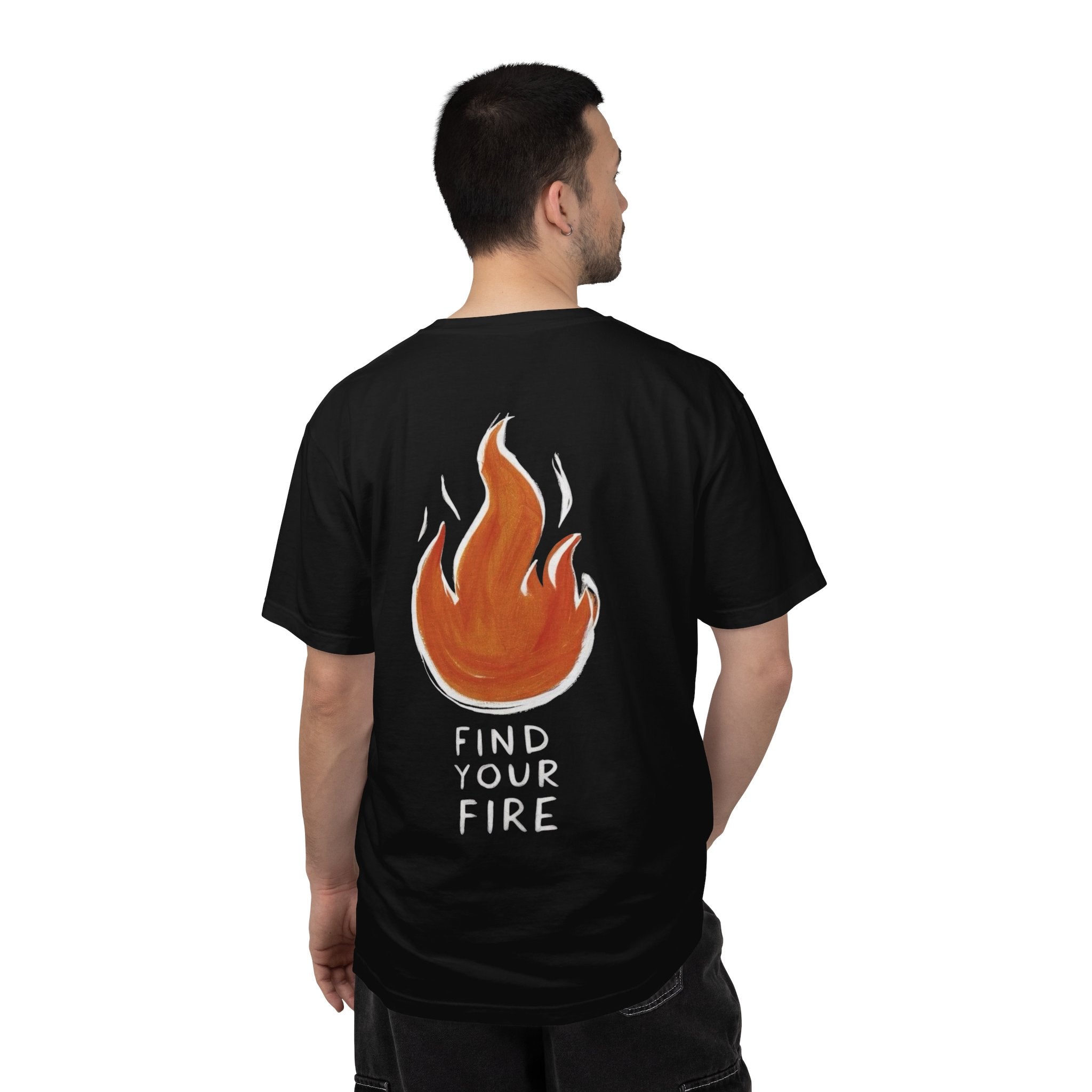 Find Your Fire T‑Shirt — Matchstick Flame Graphic Tee